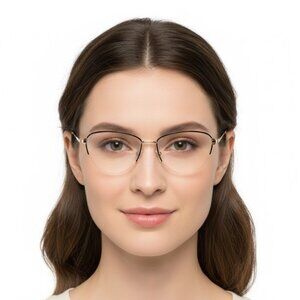 Gucci Womens Cat Eye Black Gold Transparent Fashion Designer Eyewear